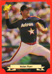 1988 Classic Red Baseball Cards        179     Nolan Ryan